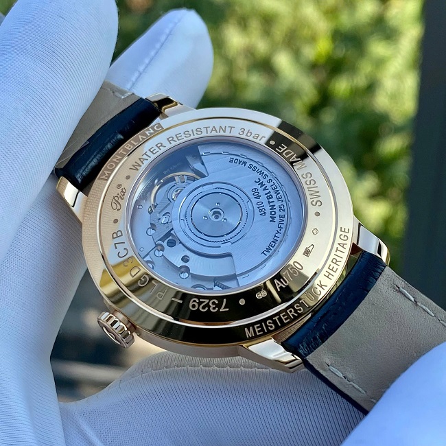 4 Montblanc Heritage Spirit Automatic 18k Rose Gold 111874 40mm 4 Montblanc Heritage Spirit Automatic 18k Rose Gold 111874 40mm