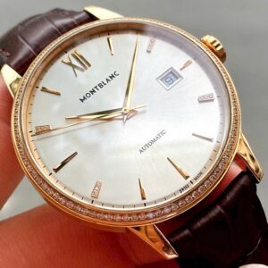 4 Montblanc Heritage Spirit Date Diamond 113706 18K