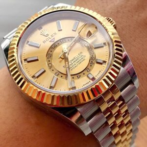 4 Rolex Sky-Dweller M3269330004 Demi 18k