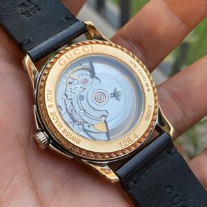 5 Gucci G-Timeless Automatic 126.4 18k Gold Au750