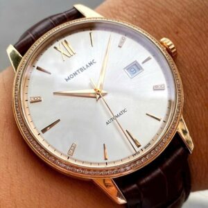 5 Montblanc Heritage Spirit Date Diamond 113706 18K