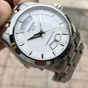 5 Tissot Automatic Couturier DayDate White T0354071103101