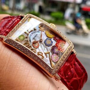 6 Franck Muller Long Island 952 QZ REL MOP BC D 1R 18k Au750