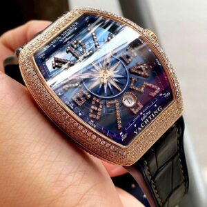 6 Franck Muller Yatching Xanh Navy V41SCDT 18k