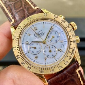 7 Zenith El Primero Chronograph 060050400 18k Gold