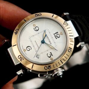 1 Cartier Pasha de Cartier Automatic W3103555 nieng vang 18k