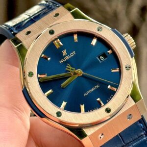 1 Hublot Classic vang hong 18k Automatic 542.OX.7180.LR xanh