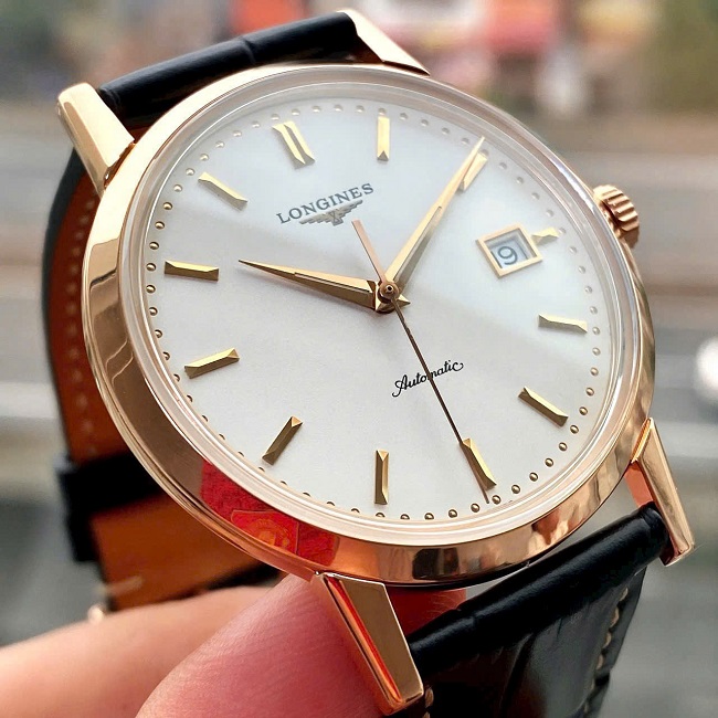 1 Longines Heritage L2.719.8.12.2 vang 18K gioi han 1000 chiec 1 Longines Heritage L2.719.8.12.2 vang 18K gioi han 1000 chiec