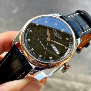 1 Longines Master 2 lich Diamond Automatic Demi 18k L2.755.5.59.2
