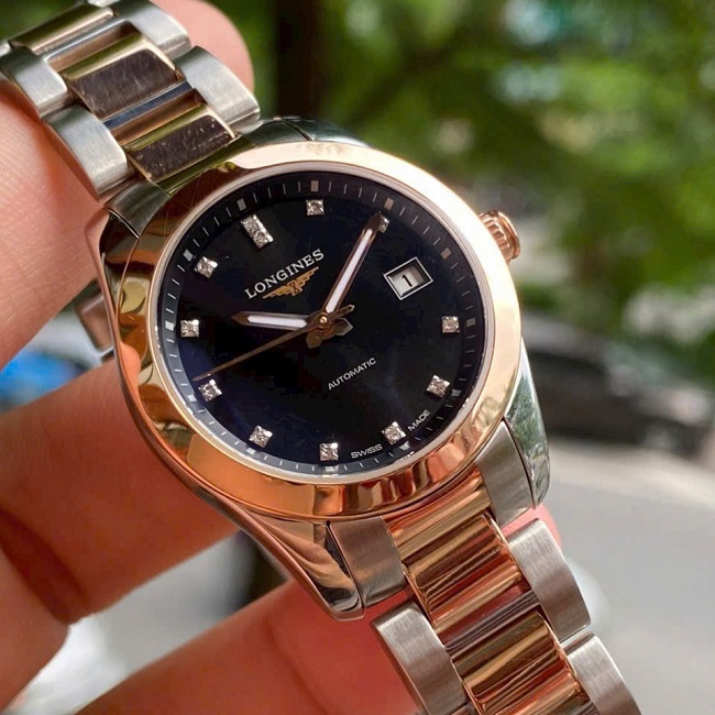 1 Longines nu Conquest Diamond L2.285.5.58.7 Demi 18k Automatic 1 Longines nu Conquest Diamond L2.285.5.58.7 Demi 18k Automatic