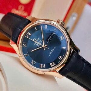 1 Omega DeVille Day Date 43353412203001 mat xanh