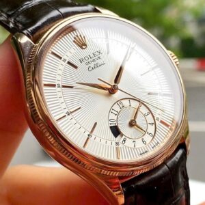 1 Rolex Cellini Dual Time 50525 vang khoi 18k mat trang