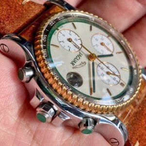 2 Jaguar XK Land Rover 18K750 Gold Bezel Chronograph 22-0057