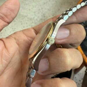 2 Omega Speedmaster Classic Automatic Demi 18k 166.0285
