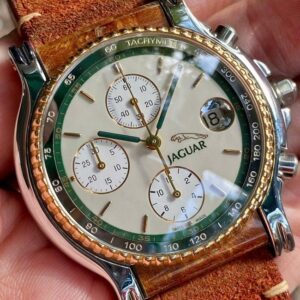 3 Jaguar XK Land Rover 18K750 Gold Bezel Chronograph 22-0057