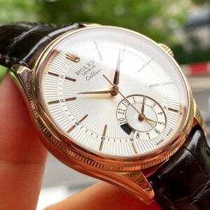 3 Rolex Cellini Dual Time 50525 vang khoi 18k mat trang4