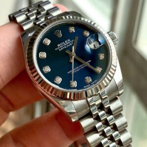 2 Rolex nu Datejust 278274 xanh navy coc kim Jubilee 31mm