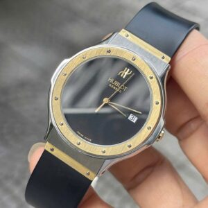 4 Hublot MDM Geneve Quartz 18K Yellow Gold & Steel 1521.2