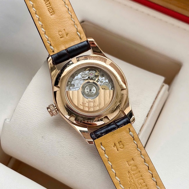 4 Longines Conquest mat MOP coc kim vang khoi 18k L2.285.8 4 Longines Conquest mat MOP coc kim vang khoi 18k L2.285.8