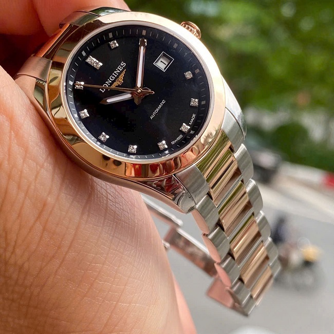 4 Longines nu Conquest Diamond L2.285.5.58.7 Demi 18k Automatic 4 Longines nu Conquest Diamond L2.285.5.58.7 Demi 18k Automatic