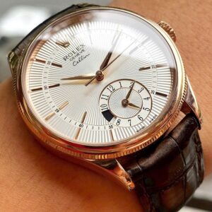 4 Rolex Cellini Dual Time 50525 vang khoi 18k mat trang