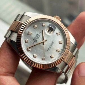 4 Rolex DateJust 126331 MOP Demi hong 18k coc so kim cuong