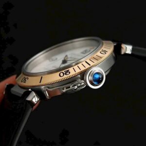 5 Cartier Pasha de Cartier Automatic W3103555 nieng vang 18k
