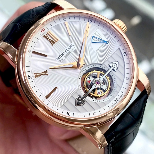 5 Montblanc Tourbillon vang hong 18k 114864 Automatic 5 Montblanc Tourbillon vang hong 18k 114864 Automatic