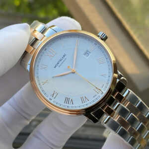 5 Montblanc Tradition Automatic MB114337 Benzen vang hong 18k