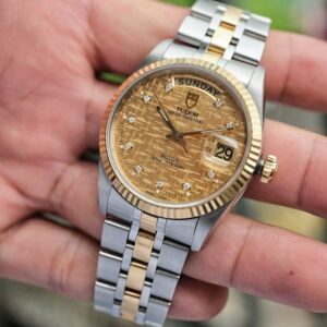 5 Tudor Prince 76213 2 lich mat vang lua Diamond Demi 18k