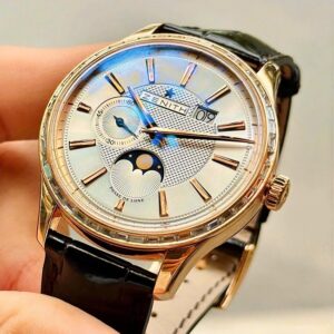 5 Zenith Moonphase vang hong Kim Baguette 22.2141.69101.C498