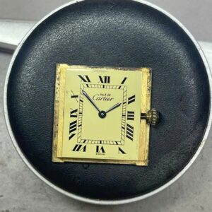 6 Cartier Tank Vintage Pure Silver With 18K Vermeil 59005