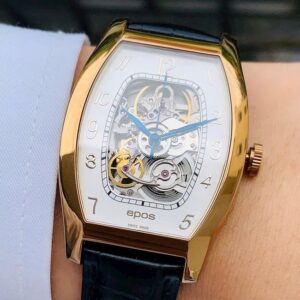 6 Epos Elegance Tonneau Skeleton Rose Gold 3359.137.24.38.17