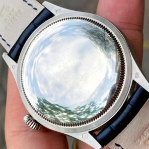 6 Rolex Cellini Date 50519 mat so xanh vang trang 18K nguyen khoi