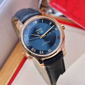 7 Omega DeVille Day Date 43353412203001 mat xanh