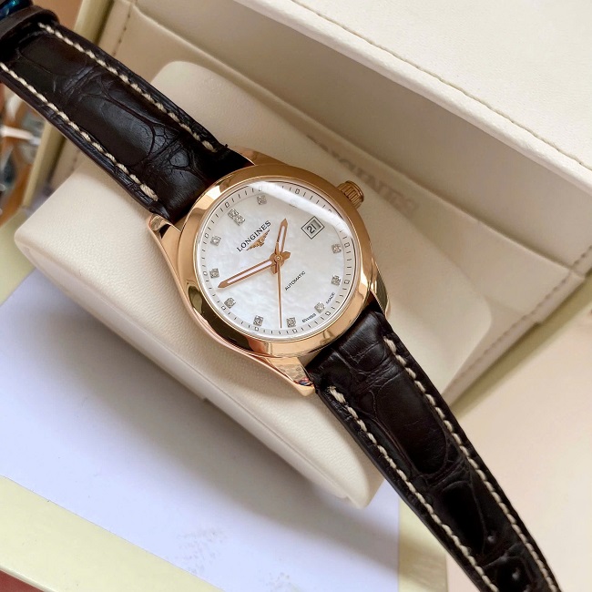 9 Longines Conquest mat MOP coc kim vang khoi 18k L2.285.8 9 Longines Conquest mat MOP coc kim vang khoi 18k L2.285.8