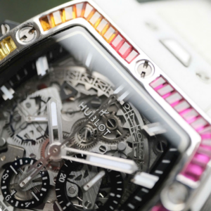 Hublot Spirit Of Bigbang White Ceramic Custom Rainbow Benzel 642.HX.0170.RX 3