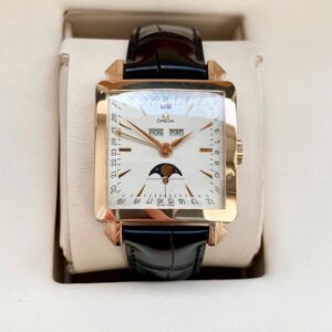 Omega Museum Cosmic tank Triple Calendar 18k Au750 5756.30.01 4
