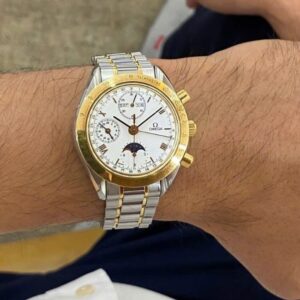 Omega SPEEDMASTER TRIPLE CALENDAR MOONPHASE Chronograph Demi 18k 1