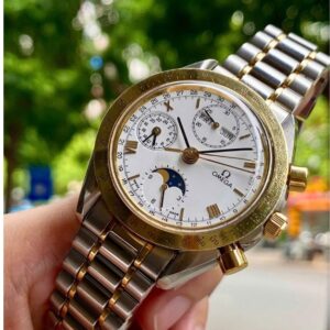 Omega SPEEDMASTER TRIPLE CALENDAR MOONPHASE Chronograph Demi 18k 3