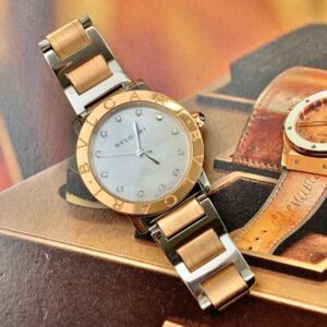 BVLGARI 101891 BBL33WSPG_12 33mm mặt xà cừ Demi 18k Automatic 1