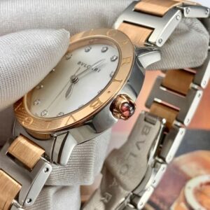 BVLGARI 101891 BBL33WSPG_12 33mm mặt xà cừ Demi 18k Automatic 6