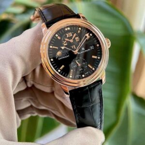 Blancpain Leman 2160-3630-53B mặt đen Vàng khối 18k Automatic 4