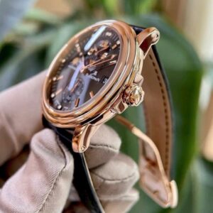 Blancpain Leman 2160-3630-53B mặt đen Vàng khối 18k Automatic 5