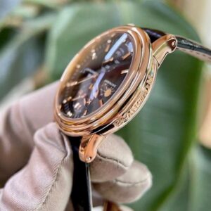 Blancpain Leman 2160-3630-53B mặt đen Vàng khối 18k Automatic 6