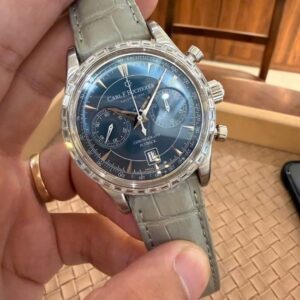 Carl F. Bucherer Manero Flyback 00.10919.08.93.01 niềng độ Kim Cương Baguette 1