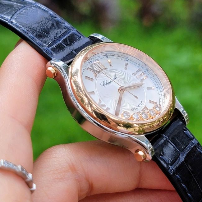 Chopard Happy Sport Diamond 278573-6001 Niềng vàng 18k Automatic 3 Chopard Happy Sport Diamond 278573-6001 Niềng vàng 18k Automatic 3