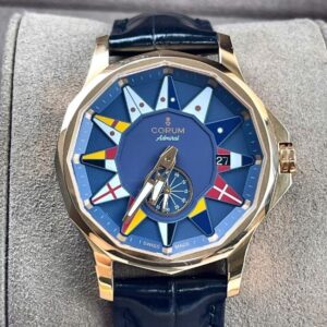 Corum Admiral Legend 395.101.55_0373 AB22 mặt xanh vàng hồng 18k 2