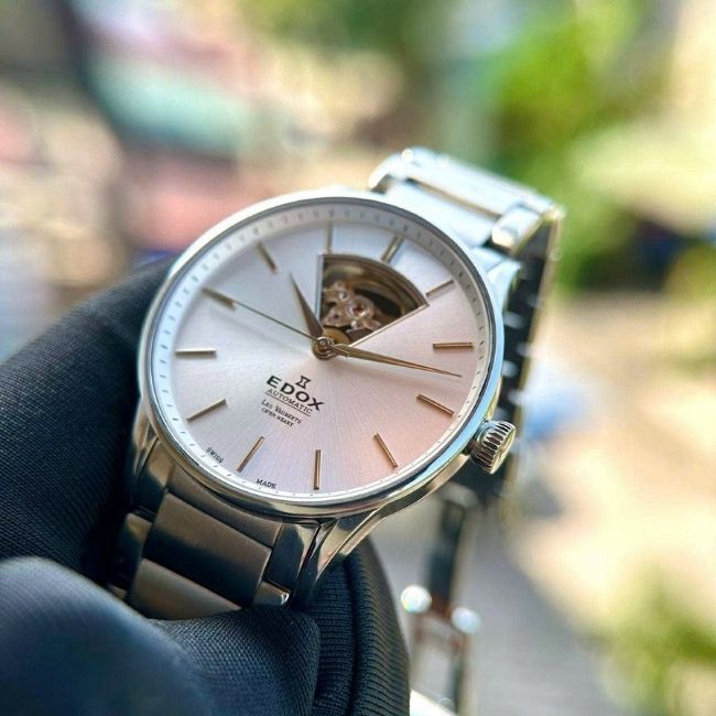 EDOX 85011-3B-AIN lộ tim hình dẻ quạt Automatic 2 EDOX 85011-3B-AIN lộ tim hình dẻ quạt Automatic 2