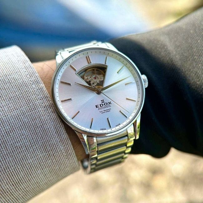 EDOX 85011-3B-AIN lộ tim hình dẻ quạt Automatic 3 EDOX 85011-3B-AIN lộ tim hình dẻ quạt Automatic 3